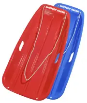 Snow Sled Toboggan Slippery Racer Downhill Sprinter 35" - 2 PACK