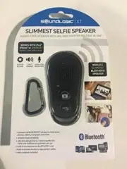 SoundLogic XT Bluetooth Slimmest Selfie Hands Free Speaker w/ Mic and Shutter...