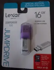 Lexar 16 GB Jumpdrive - New - S50 High Speed USB