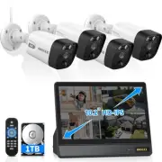 HD Monitor All-in-One 4K/8.0 Megapixel 130° Ultra Wide-Angle 2-Way Audio PoE ...