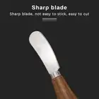 1/4 Pcs Cheese Knives Set With Wooden Cutting Block Board Fork Knife Boxed Gift