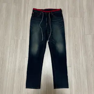 EDWIN 愛德恩 迦績褲窄版彈性牛仔褲 M號約 W31-32腰 slim fit