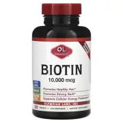 2 X Olympian Labs, Biotin, 10,000 mcg, 120 Tablets