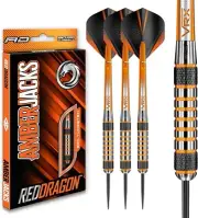 RED DRAGON Amberjack 24g, 26g, 28g or 30g Tungsten Darts Set with Flights and St
