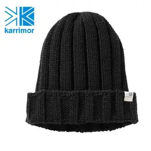 【Karrimor】日本製 原廠貨 folded beaniet 中性保暖帽/運動/生活/旅行 黑