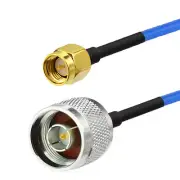 Eightwood N Type Male to SMA Male RG402 RF Coaxial Cable Extension Cable 100cm