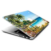 Skin Decals Wrap for MacBook Pro Retina 13" - Beach Water Palm Trees