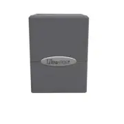 Ultra Pro Gaming Satin Cube Deck Box SMOKE GREY Premium Hard Shell Snap Fit