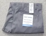 Men's DOCKERS Easy Khaki CLASSIC FIT Pleated PANTS • 34x34 • BURMA GRAY