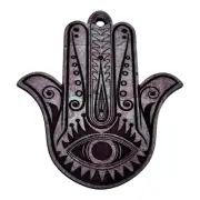 Laser Engraved Hamsa Hand Wall Décor 5x4.25 inches