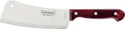 Tramontina Cleaver with Red Polywood Handle, 6-inch Blade Length