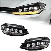 Car Styling Compatible For VW Golf 7 Headlight 2013-2017 Golf 7 All LED Headlights DRL Head Lamp Projector Lens Low High Beam Accessories