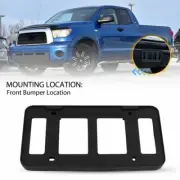 License Front Plate Frame Mount Holder Bracket For Toyota Tundra 2012 2007-2013