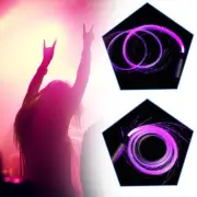 LED Fiber Optic Whip Strip Light 360° RGB Multi-Mode Show Flashlight Dance F0G5
