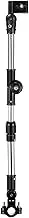 Umbrella Holder for Stroller, Retractable 180° Adjustable Foldable Umbrella Clamp, Stainless Steel Support Stand with Non Slip Base for Baby Strollers, Wheelchairs, Bike, Electric Bikes