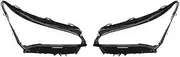 Car Headlamp Lamp Cover Glass Lamp Shell Headlight Cover Transparent Lampshade Light Lens Caps Compatible for Lexus NX200 NX300h 2014~2020(A Piar)
