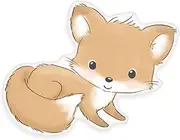 Herding Babybest Shaped Cushion Fox, Approx. 36 x 27 cm, 100% Polyester