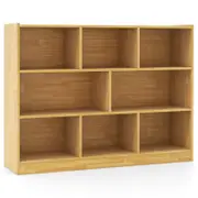 Costway 3-Tier Open Bookcase 8-Cube Storage Bookshelf Display Cabinet