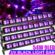 100W 9LED RGB UV Black Light Wall Wash Light Bar DMX Party Disco Club Stage Show