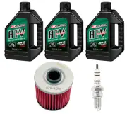 Oil Change Kit Kawasaki Mojave KSF 250 250A Filter Spark Plug Tune Up Kit