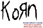 Korn Metal Music Rock Band Funny TV JDM Vinyl Sticker Decal Car Window Wall 7"