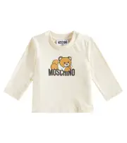 [Moschino Kids] Moschino Kids Baby printed cotton T-shirt M 9-12 beige