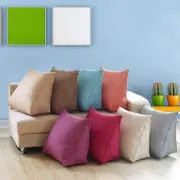 Sofa Reading Pillow Filled suitrests Support Triangular Wedge Cushion for Daybed