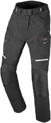 Büse Grado, textile pants waterproof women , color: Black/White , size: 44