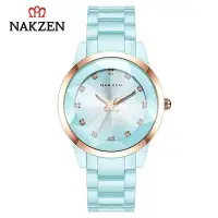 在飛比找Yahoo!奇摩拍賣優惠-NAKZEN CER1022L  網紅手錶時尚女表防水石英表