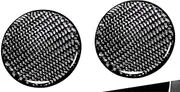 Car Cup Holder Coaster, 2 PCS Carbon Fiber Non-Slip Embedded Coasters, Universal 2.75 Inch Cup Holder Insert Coaster Pad, Sports Racing Durable Drink Mat, Car Interior Accessories