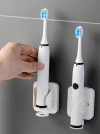 在飛比找樂天市場購物網優惠-牙刷架 家用重力感應電動牙刷架 衛生間免打孔牙刷置物架 壁掛