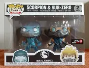 Funko Pop Scorpion & Sub-Zero 2 Pack Mortal Kombat Gamestop Exclusive