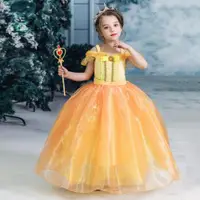 在飛比找ETMall東森購物網優惠-冰雪奇緣兒童蓬蓬紗艾莎公主裙