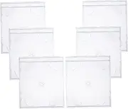 Cd Box Set 6pcs Disc Storage Cases Dvd Holder for Easy Organization Scratch- Protection
