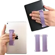Hand Holder Strap for ipad, Tablet Hand Holder Strap, Universal Handle Grip for iPad Kindle, Mini Tablets and Cases (Purple) - 2PC
