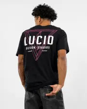 [Lucid] Lucid Men's Isometric T-Shirt in Black Size Small S Black