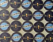 NEW 25 Bluemoon Beer Coasters Bar Glass Mat Coaster Blue moon