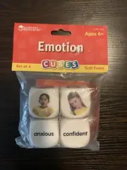 Learning Resources Emotion Cubes Ages 6+ Soft Foam Brand New Sealed
