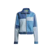 (W) Adidas x Ksenia Schnaider Denim Patchwork Track Top Blue - KR Sizing