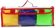Qianly 2x10cm Dice Cubes for Games with Customizable Features, Multicolored