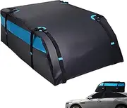 Car Roof Cargo Carrier,19 Cubic Feet Roof Rack Storage Bag | Oxford Cloth Auto Luggage Ceiling Pack Rainproof for Outdoor Driving Trip