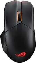 ASUS ROG Chakram X Origin Gaming Mouse, Tri-Mode connectivity (2.4GHz RF, Bluetooth, Wired), 36000 DPI Sensor, 11 programmable Buttons, Detachable Joystick, Paracord Cable, Black