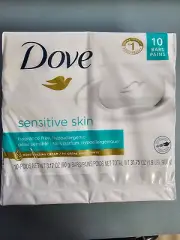 Dove Bar Soap for Sensitive Skin 3.17 oz (Pack of 10)