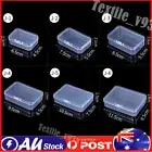 1-20Pcs Mini Square Clear Plastic Box Jewelry Storage Container Beads Case Box