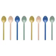 8pc Ecology Stainless Steel/Enamel Apostle Elegant Kitchen Teaspoons 14cm