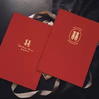 在飛比找蝦皮購物優惠-【單購書夾】燙金雙邊書約夾｜先生太太書約夾❗️不含書約。結婚