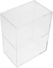 BESPORTBLE Small Acrylic Fish Tank Transparent Goldfish Aquarium for Desktop Stylish Betta Tank for Home Office Garden Durable Fine Workmanship for Aquatic Plants and Decor