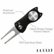 Divot Repair Tool Removable Magnetic Ball Marker-Best Divot Fixer