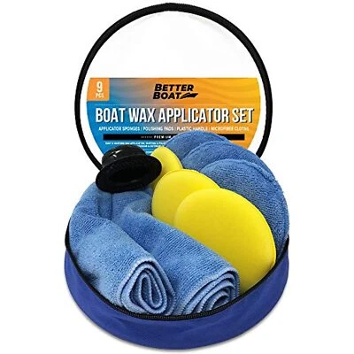 Better Boat Microfiber Wax Applicator Pad Foam Applicator Pads Sponges Cloth ...