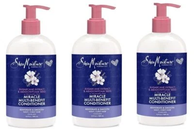 BL Shea Moisture Miracle Multi- Benefit Conditioner 13oz Pump X 3 Packs